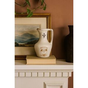 Vintage 1956 North Carolina Wesleyan College Mini Pitcher 4 Inch Ceramic